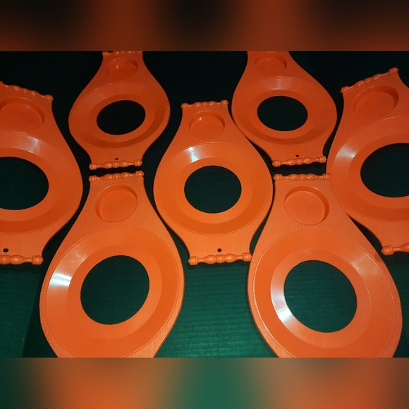 Vintage Dining Vintage Mcm Retro Paper Plate Cup Holder Lap Tray